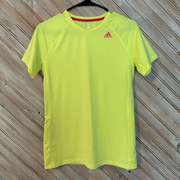Adidas 3 Pack of ClimaCool Athletic Short Sleeve Shirts Tee Neon Colours - Picture 1 of 16